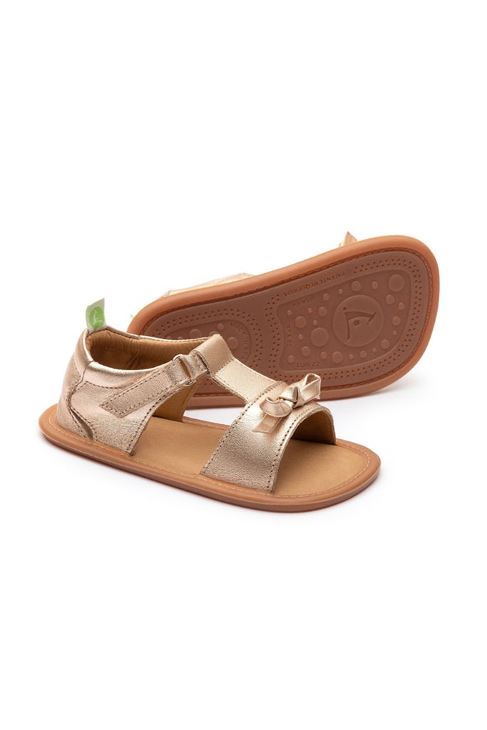 Whimsy Sandals - Metallic Salmon | Tip Toey Joey Baby Shoes | The Elly Store