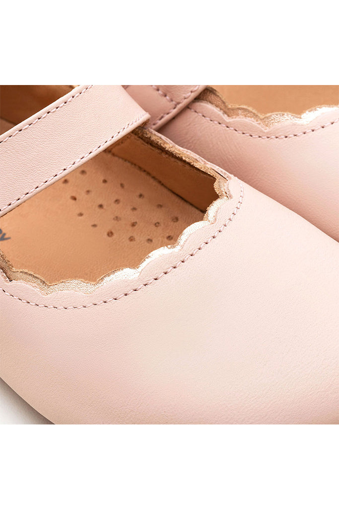 Roundy Shoes - Cotton Candy / Metallic Salmon | Tip Toey Joey Baby Shoes | The Elly Store