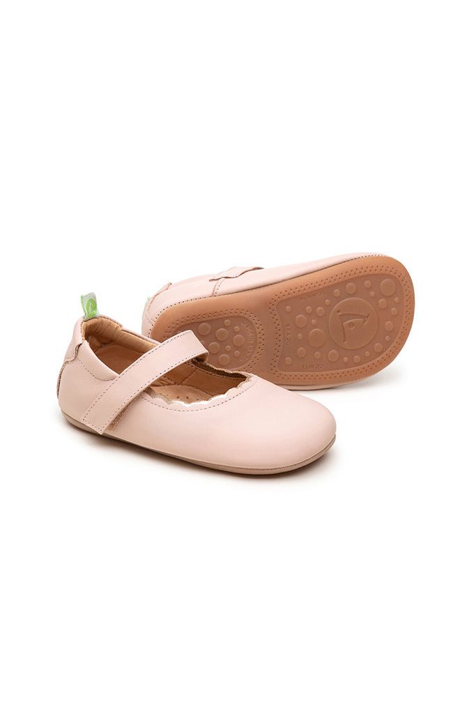 Roundy Shoes - Cotton Candy / Metallic Salmon | Tip Toey Joey Baby Shoes | The Elly Store