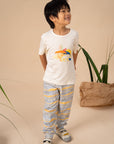 Jogger Pants - Grey Animals March