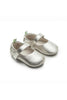 Dolly Mary Jane Shoes - White Gold