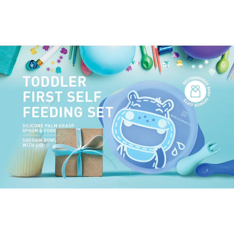 Toddler First Self Feeding Set - Pokey | Marcus & Marcus | The Elly Store