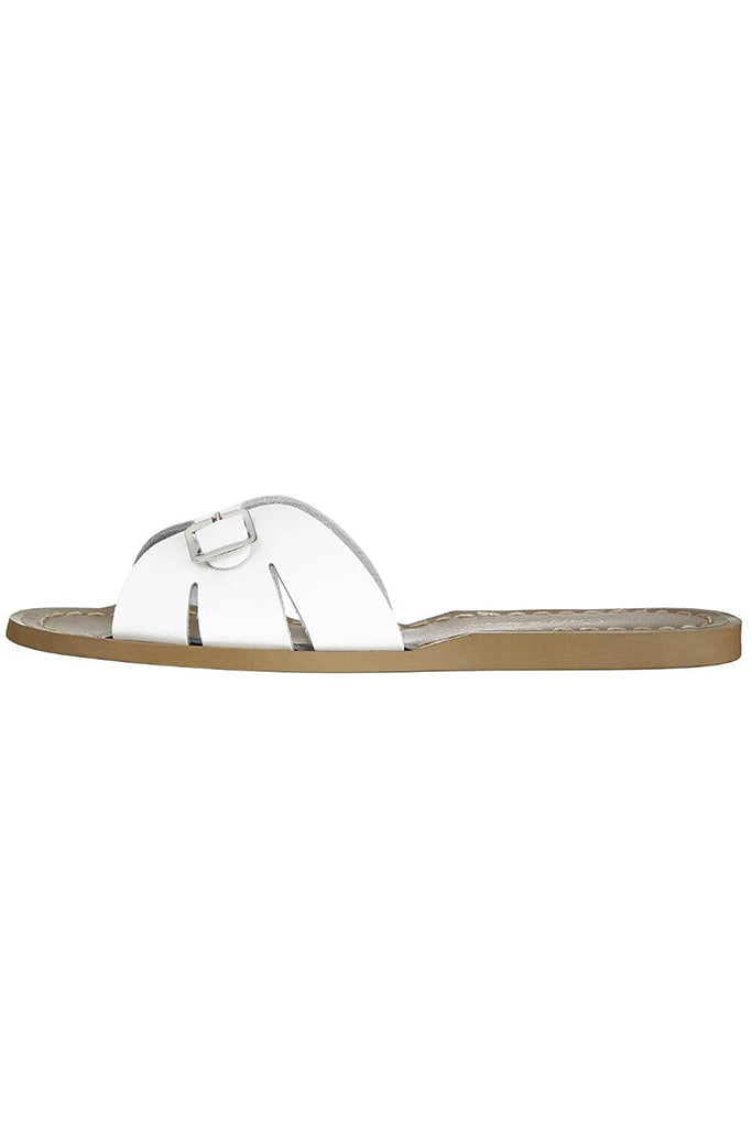 Salt-Water Sandals | Classic Slide Adult - White| The Elly Store