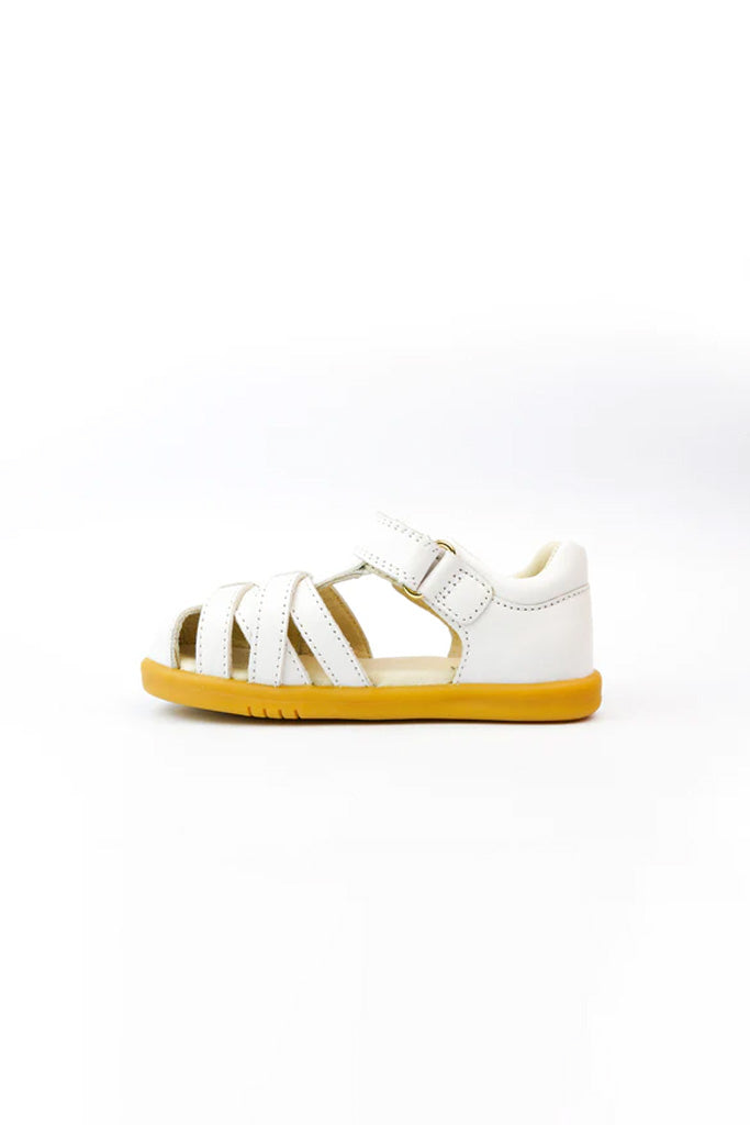 Bobux White Cross Jump Sandals i-Walk | The Elly Store