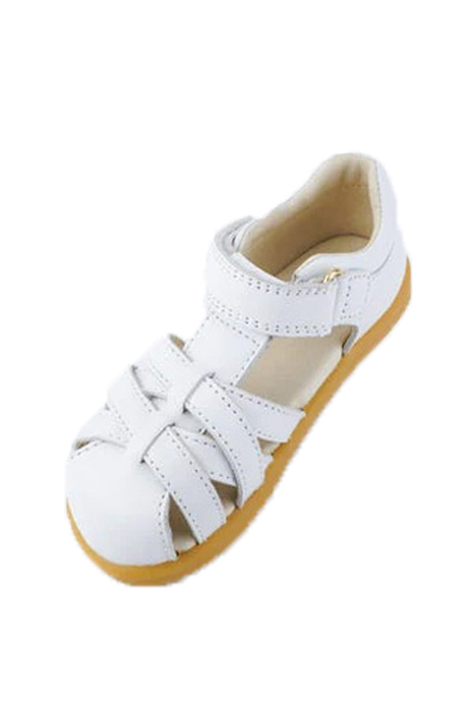 Bobux White Cross Jump Sandals i-Walk | The Elly Store