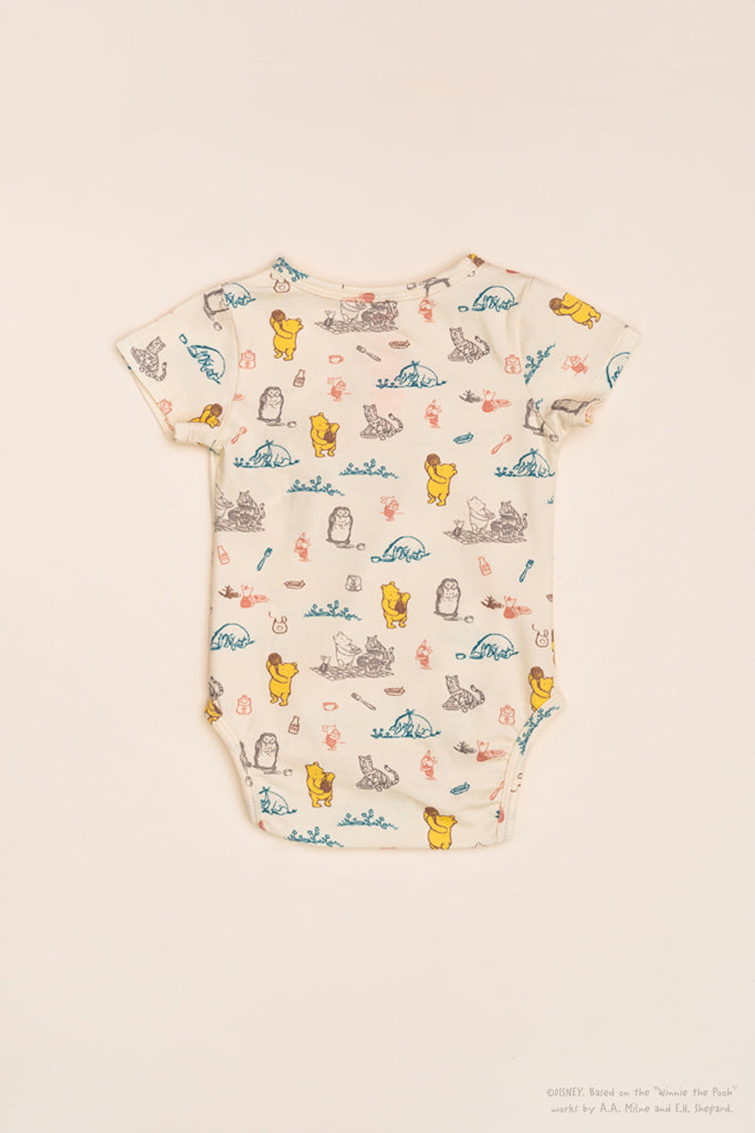 Wrap Onesie - Picnic with Pooh | Ideal for Newborn Baby Gifts | The Elly Store Singapore The Elly Store