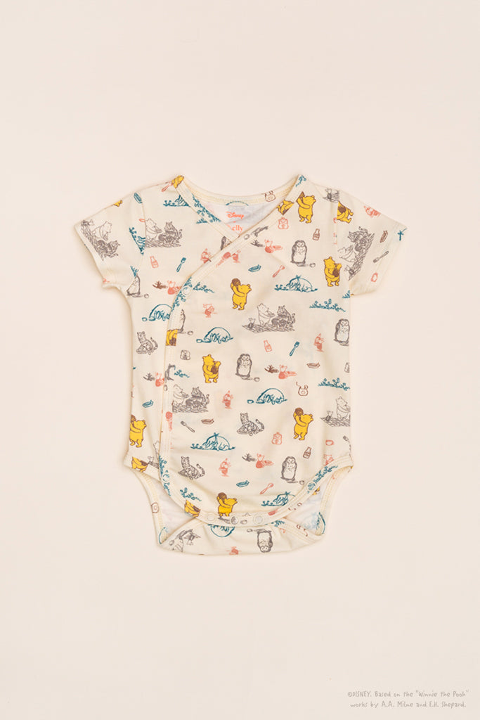 Wrap Onesie - Picnic with Pooh | Ideal for Newborn Baby Gifts | The Elly Store Singapore
