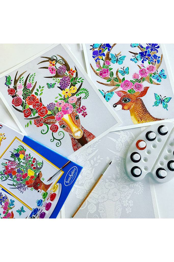 Aquarellum "Cerfs Enchantés" -  Deers by Sentosphere | The Elly Store Singapore