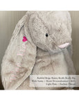 Jellycat Bashful Bunny in Beige Really Really Big with Light Pink Thread and Fuchsia Heart | Buy Jellycat Singapore Kids Baby Soft Toys at The Elly Store