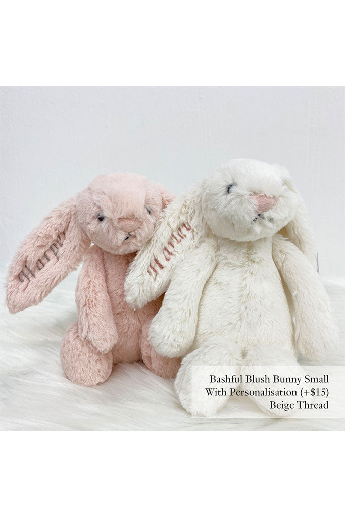 Jellycat Bashful Blush Bunny with Beige Thread | Buy Jellycat Singapore Kids Baby Soft Toys at The Elly Store The Elly Store