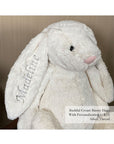 Jellycat Bashful Bunny Cream Huge with Silver Thread | The Elly Store