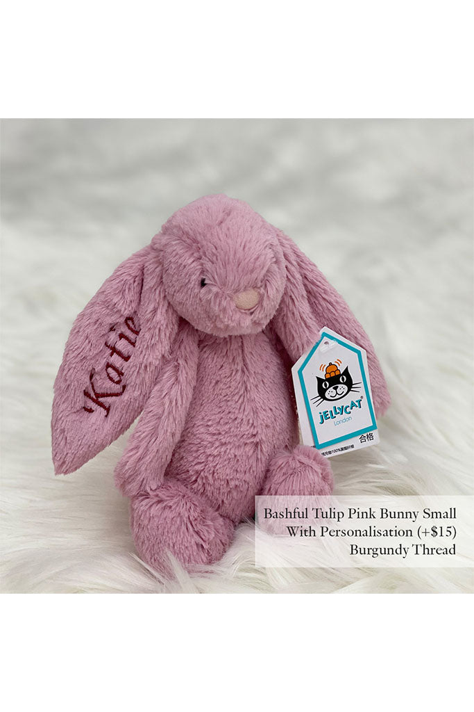  Jellycat Bashful Pink Tulip Bunny Stuffed Animal