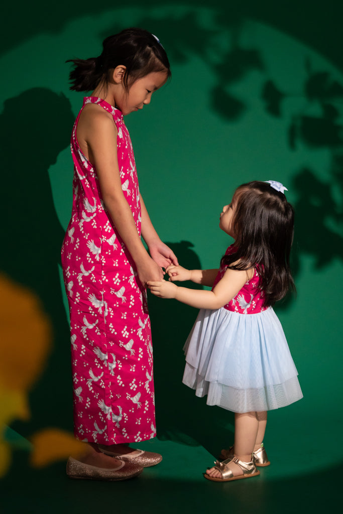 Kyra Dress - Birds | Baby Clothing | The Elly Store Singapore