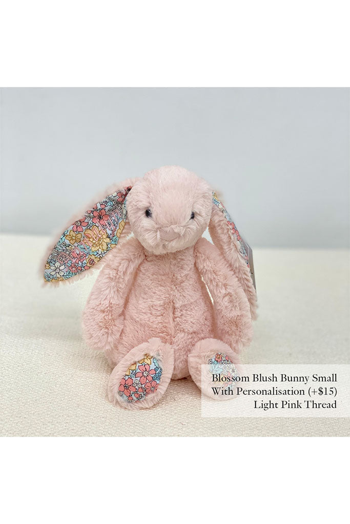 Jellycat Blossom Blush Bunny with Light Pink Thread | The Elly Store Singapore