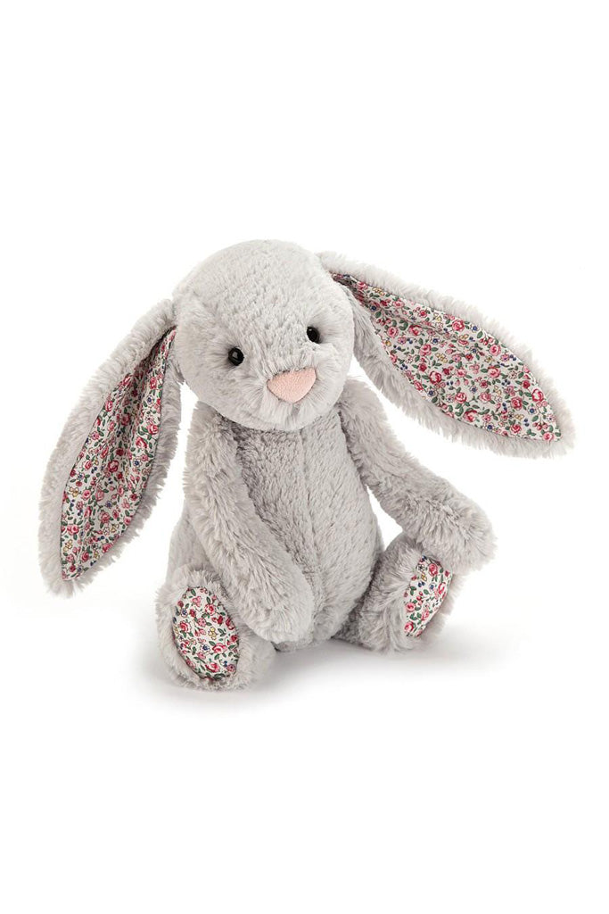 Jellycat Blossom Bunny Plush Toy in Silver | The Elly Store