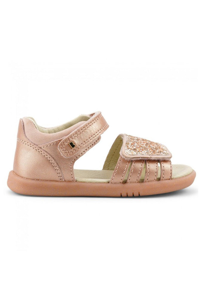 Rose Gold Sparkle Gem Sandals i-Walk | Bobux Shoes | The Elly Store