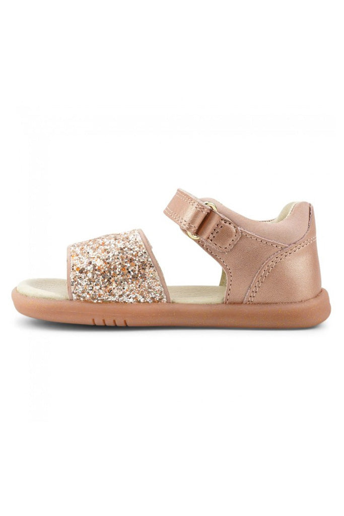 Rose Gold Sparkle Gem Sandals i-Walk | Bobux Shoes | The Elly Store