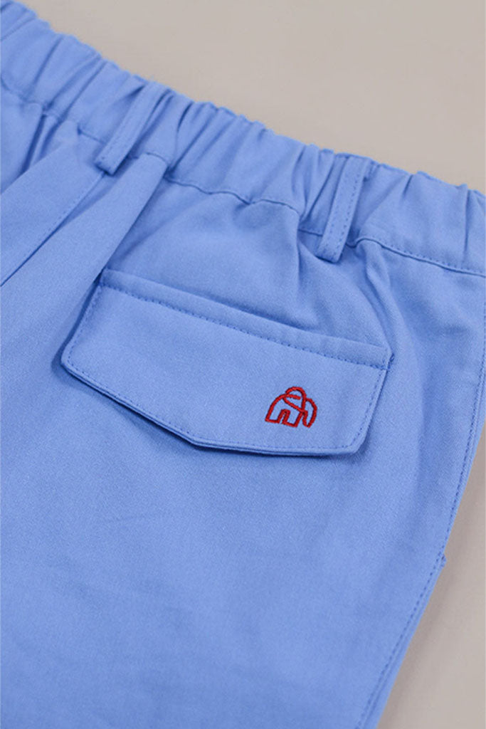 Charlie Shorts - Cornflower Blue | Boys' Bottoms | The Elly Store Singapore