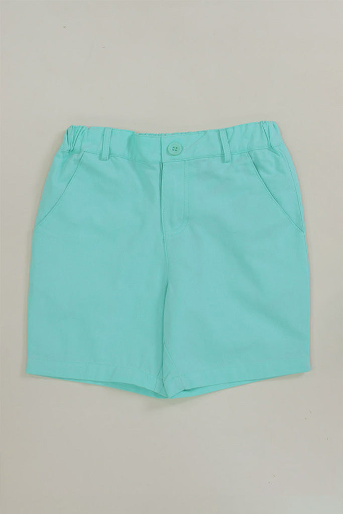 Charlie Shorts - Turquoise | Boys&#39; Bottoms | The Elly Store Singapore