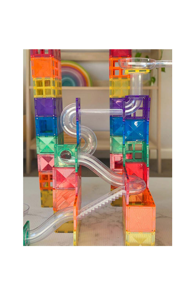 Connetix 92 piece Ballrun | Magnetic Tiles for kids | The Elly Store