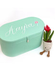 Name and Icon Coloured - White Text with Flower Icon
