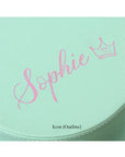 Name and Icon Outline - Pink Text with Pink Crown Icon