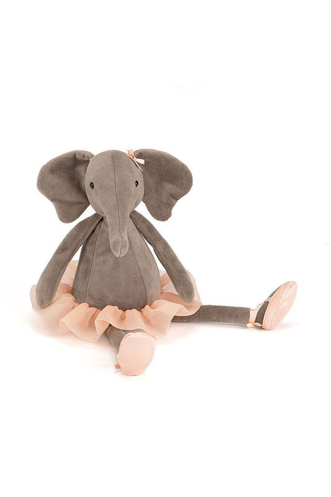 Jellycat Animals Dancing Darcey Elephant in Peach tutu skirt | Buy Jellycat Singapore Kids Baby Soft Toys at The Elly Store