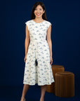 Ladies Holly Dress - Blue Campfire Dragon
