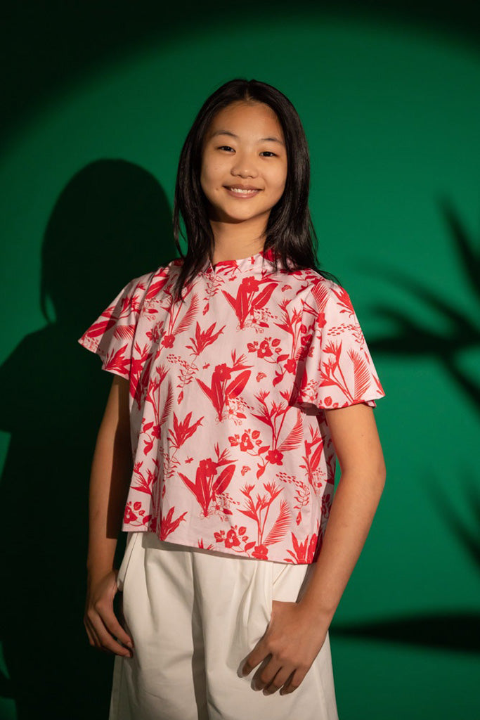 Amanda Top - Pink Paradise | Chinese New Year 2023 | The Elly Store Singapore