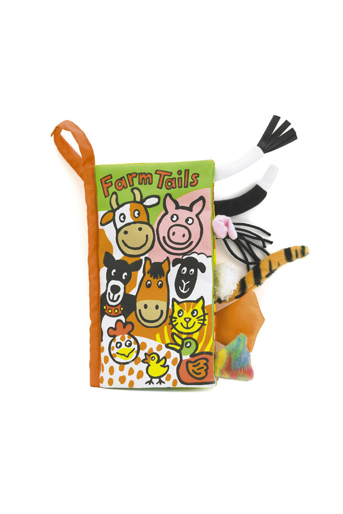 Jellycat 'Farm Tails' Soft Book Cover | Buy Jellycat Books online for baby & early readers at The Elly Store Singapore
