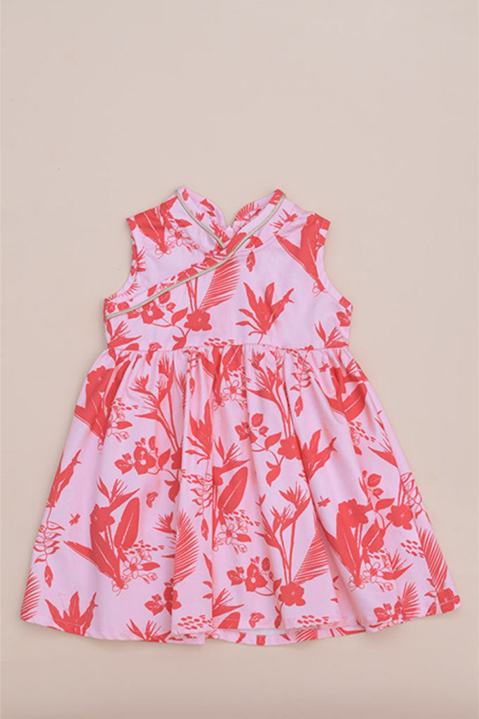 Flare Cheongsam - Pink Paradise | Chinese New Year 2023 | The Elly Store Singapore