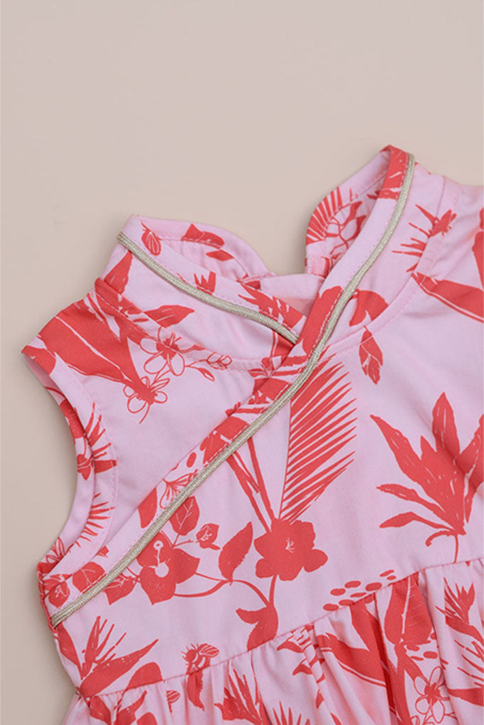 Flare Cheongsam - Pink Paradise | Chinese New Year 2023 | The Elly Store Singapore