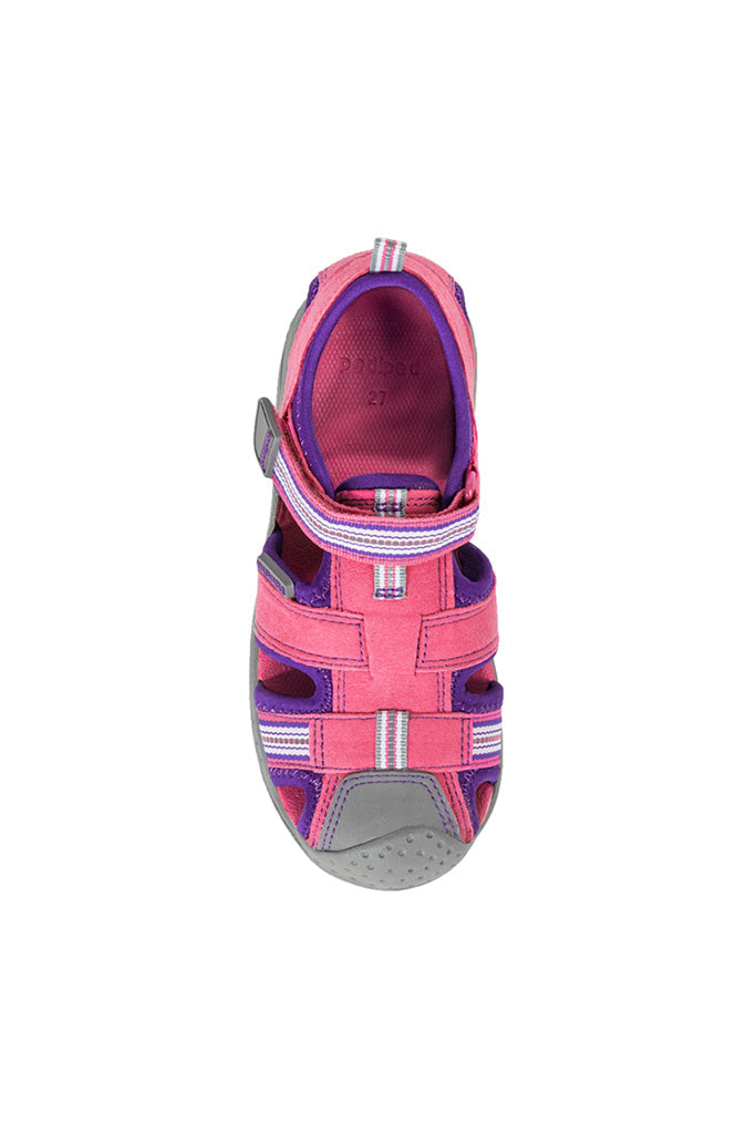 Sahara Fuchsia Lavender Adventure Sandals | Pediped Flex | The Elly Store