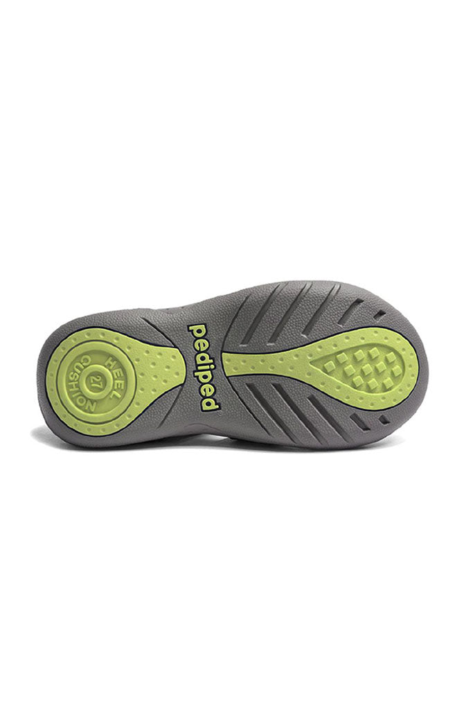 Pediped Flex Sahara Grey Lime Adventure Sandals | The Elly Store