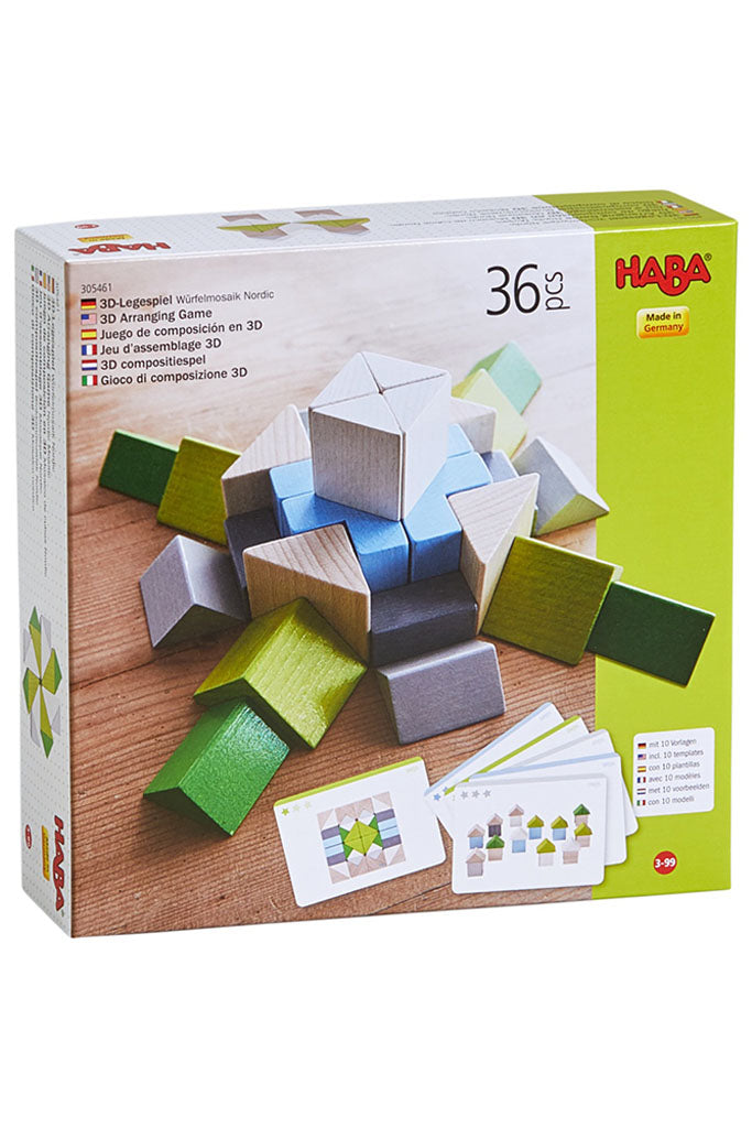 3D Arranging Game Nordic Mosaic by HABA | Open-ended Play | The Elly Store Singapore