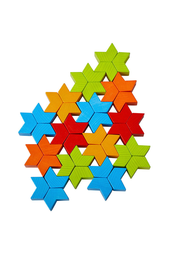 Arranging Game Kaleidoscope Chevrons by HABA | Open-ended Play | The Elly Store Singapore