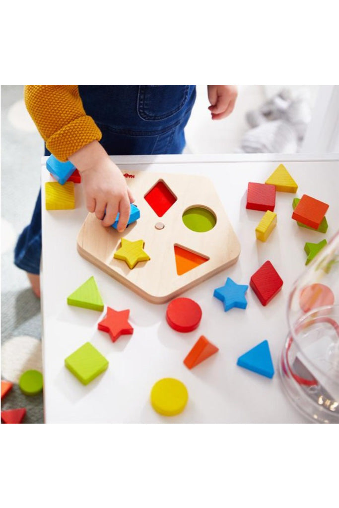 Motor Skills Board Shapes Carousel by HABA | Open-ended Play | The Elly Store Singapore
