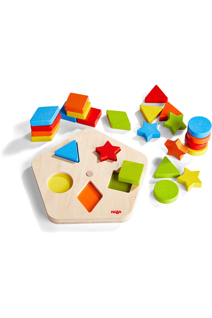Motor Skills Board Shapes Carousel by HABA | Open-ended Play | The Elly Store Singapore