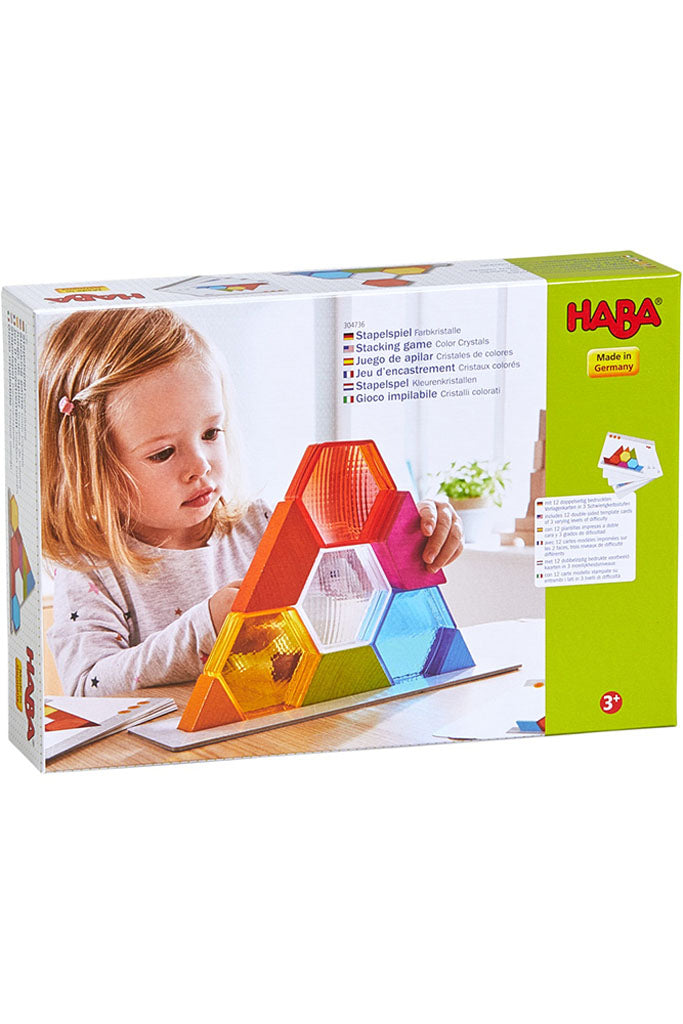 Stacking Game Color Crystals by HABA | Open-ended Play | The Elly Store Singapore