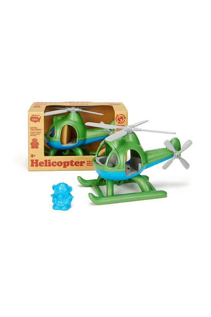Green Toys™ Helicopter Green 100% recycled plastic, The Elly Store
