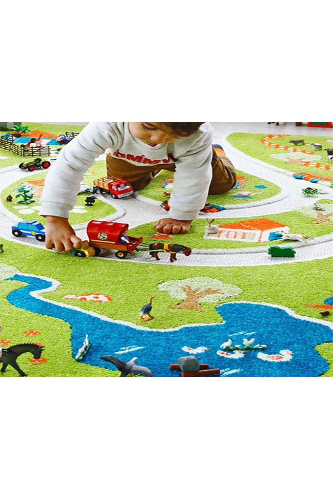 3D Play Rug - Farm (Medium) by IVI | The Elly Store Singapore