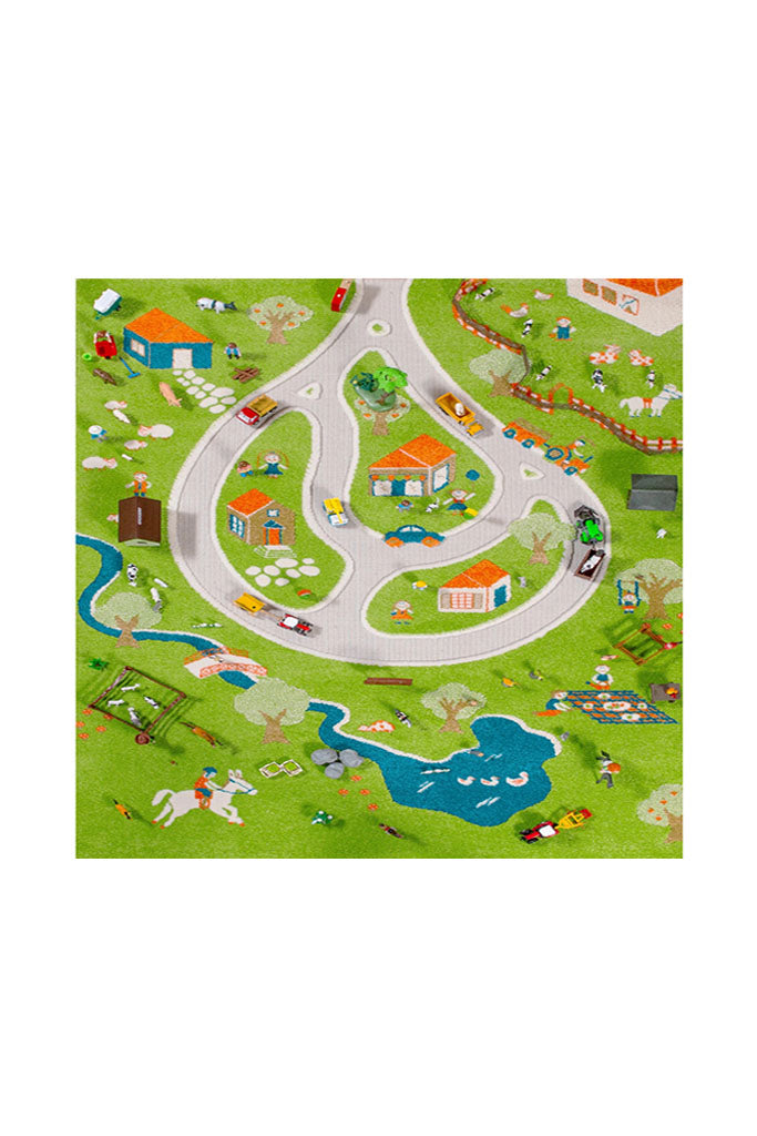 3D Play Rug - Farm (Medium) by IVI | The Elly Store Singapore