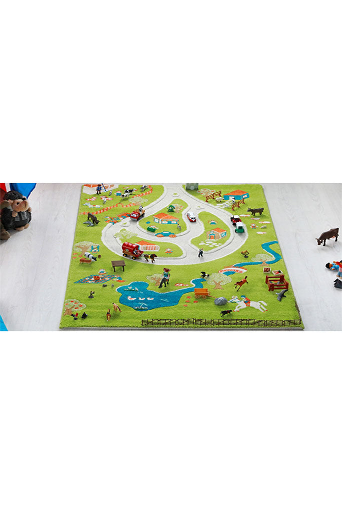 3D Play Rug - Farm (Medium) by IVI | The Elly Store Singapore