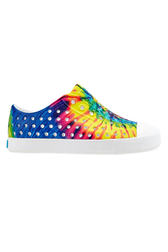 Native Jefferson Shell White / Neon Multi Tie Dye | The Elly Store