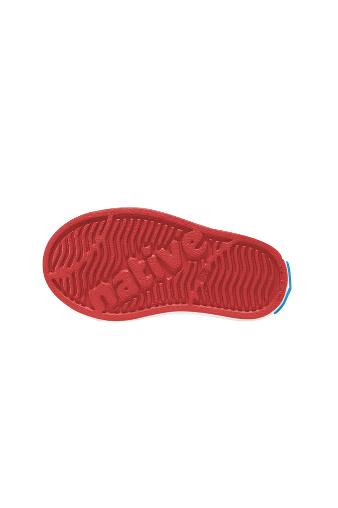 Native Jefferson Kids Shoes Torch Red / Shell White