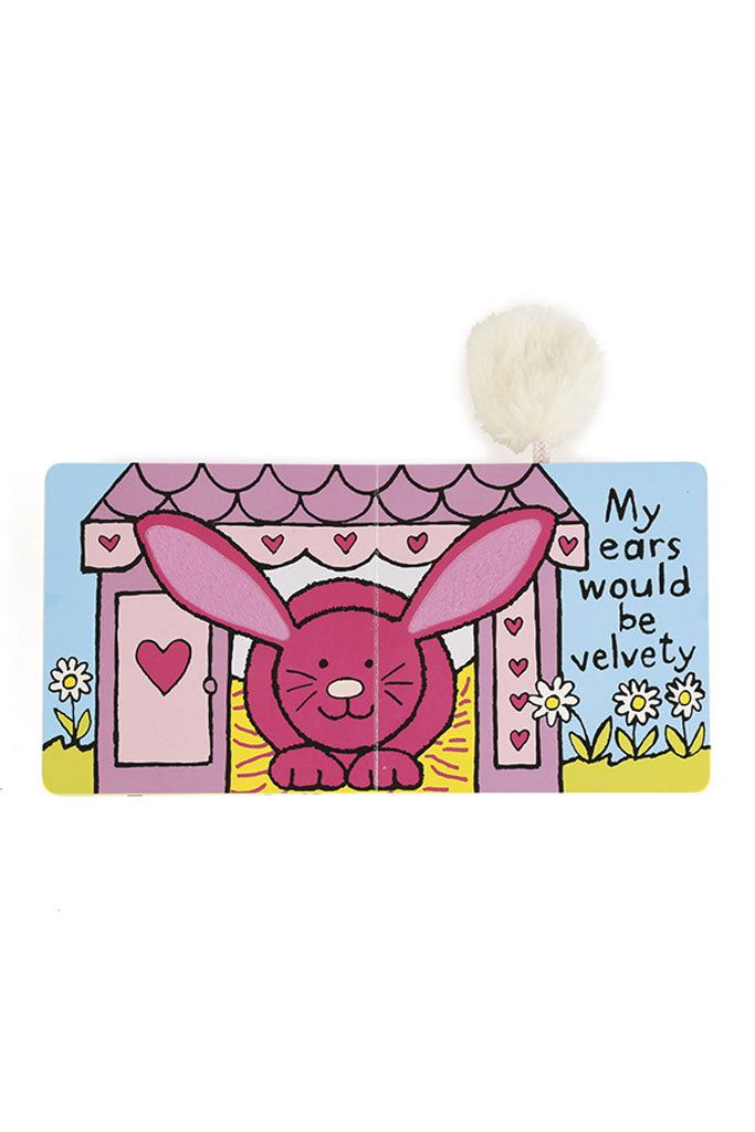 Jellycat &#39;If I Were a Rabbit&#39; Board Book in Pink Preview | Buy Jellycat Books online for toddlers early reader at The Elly Store Singapore
