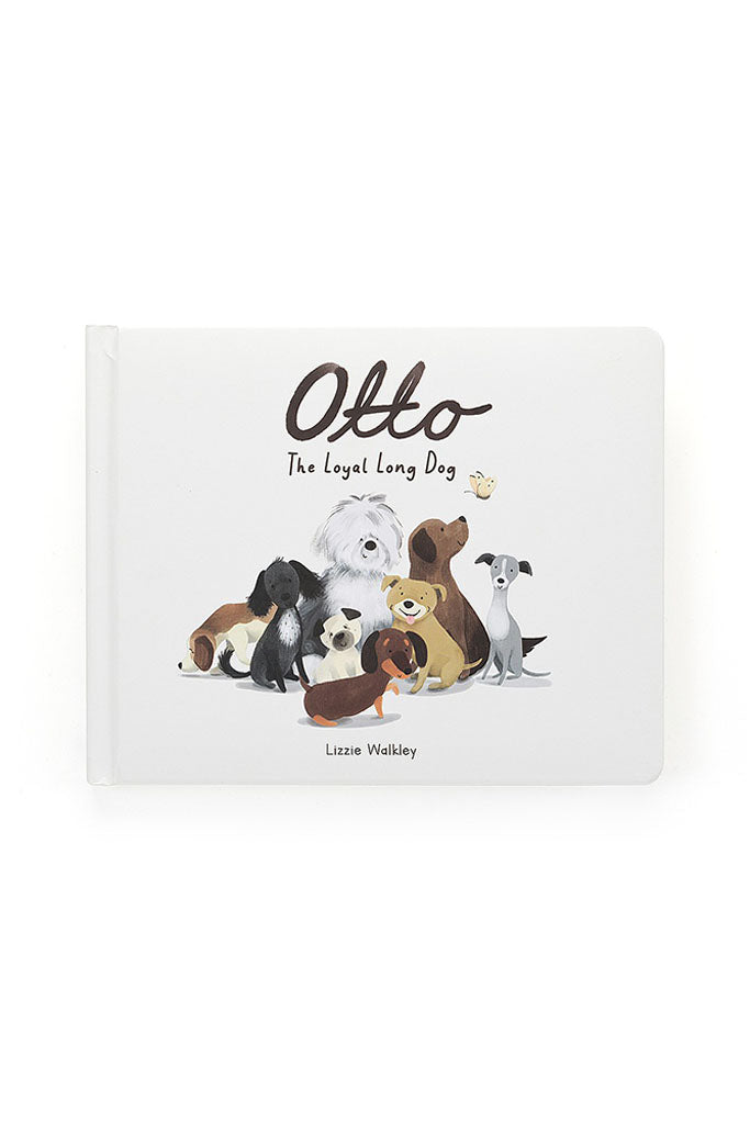 Jellycat Otto the Loyal Long Dog Book Cover | The Elly Store