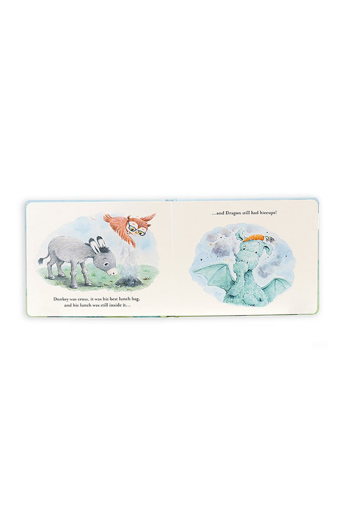 Jellycat &#39;The Hiccupy Dragon&#39; Book Preview | Buy Jellycat Books online for early readers at The Elly Store Singapore