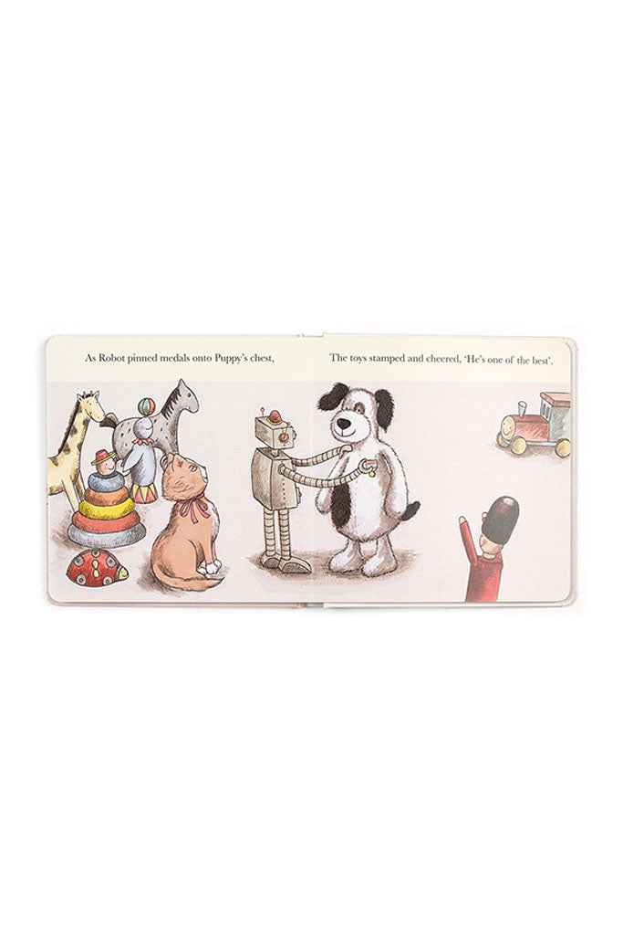 Jellycat The Scruffy Puppy Book Preview | The Elly Store Singapore