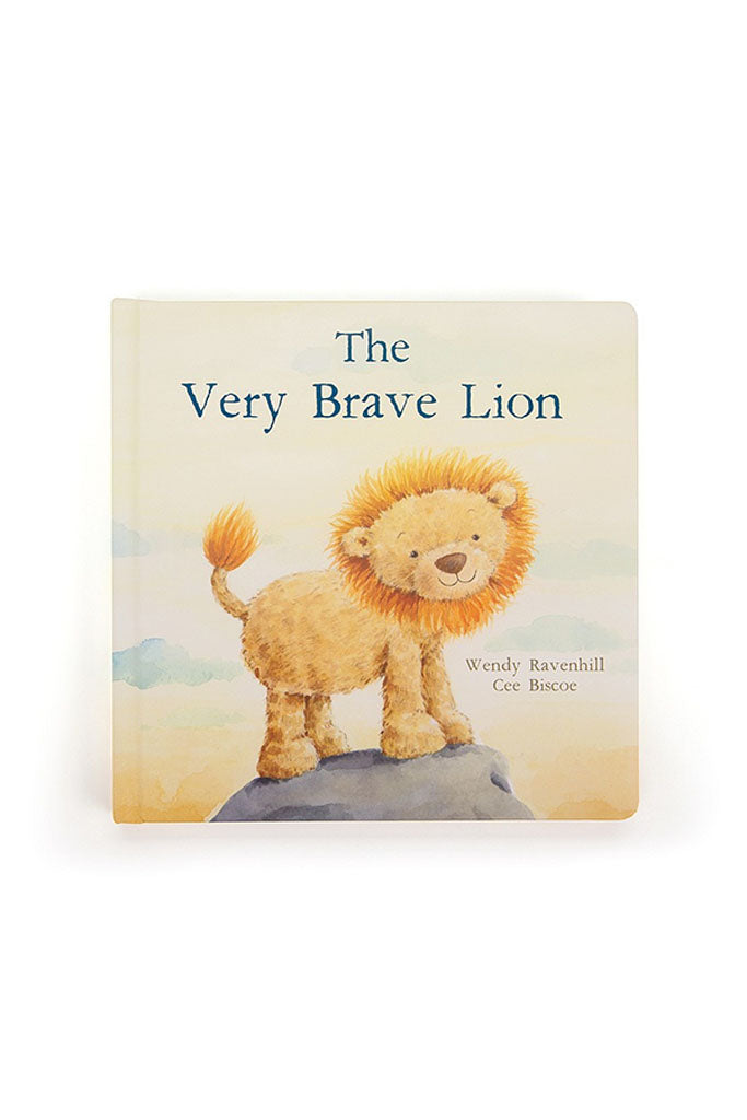 Jellycat &#39;The Very Brave Lion&#39; Book Cover | Buy Jellycat Books online for early readers at The Elly Store Singapore